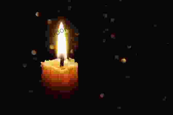 A Candle Burning In A Dark Room, Symbolizing The Memory Of A Loved One Who Has Passed On In Loving Memory