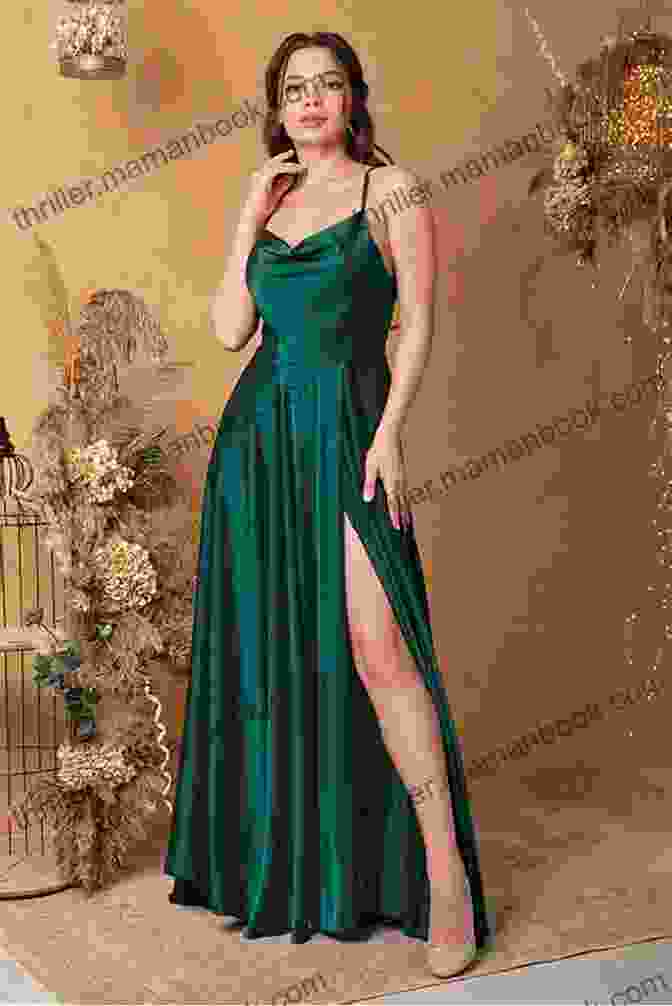 A Flowing Silk Gown In A Vibrant Shade Of Emerald Green Textiles (2 Downloads) Sara B Marcketti
