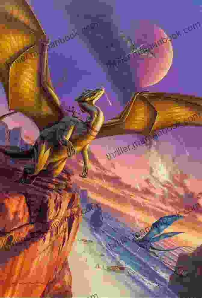 Dragonseye Pern Book Cover Featuring A Dragon Flying Over A Landscape Dragonseye (Pern 14) Anne McCaffrey