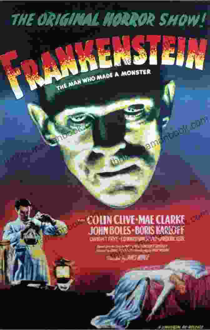 Frankenstein 1975 Film Promotional Poster Showcasing A Dynamic Image Of The Creature In Pursuit Frankenstein (1973 1975) #3 Niel Schreiber