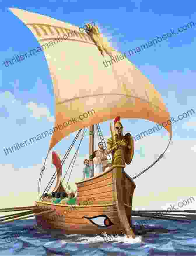 The Argonauts Setting Sail On The Ship Argo The Argonautica: (illustrated)
