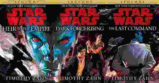 The Thrawn Trilogy Bundle Book Covers Featuring Grand Admiral Thrawn The Thrawn Trilogy 3 Bundle: Heir To The Empire Dark Force Rising The Last Command (Star Wars: The Thrawn Trilogy Legends)