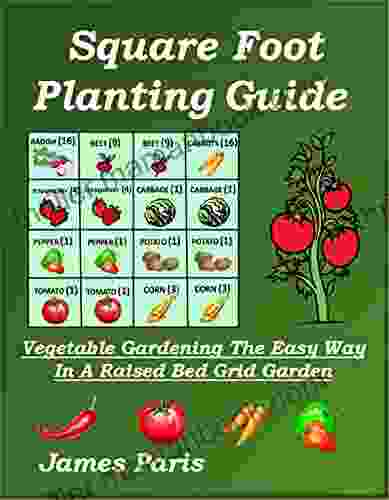 Square Foot Planting Guide: Vegetable Gardening The Easy Way In A Raised Bed Grid Garden